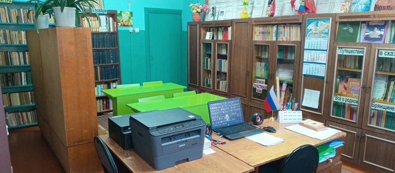 Школьная библиотека.